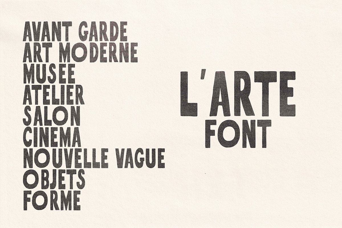 L’ARTE – Editorial Display Font, a Sans Serif Font by Madeline ODonoghue Design (Photo 3 of 5)
