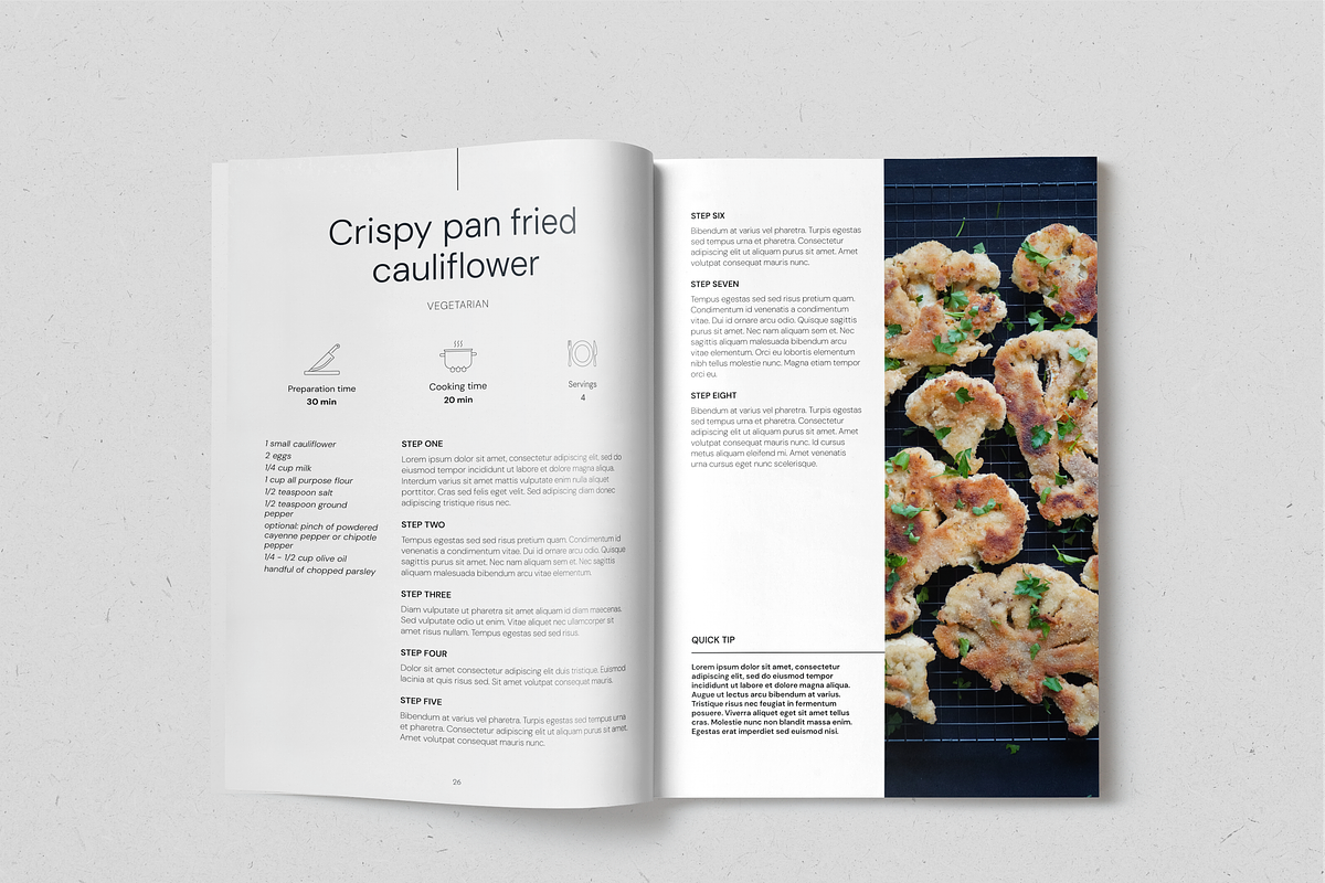 Everyday Veggies Recipe Book, a Magazine Template by SonaGeciova (Photo 14 of 17)