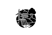 Eco Smart City Silhouettes, a Graphic by musafir_fashion (Thumbnail 9 of 12)