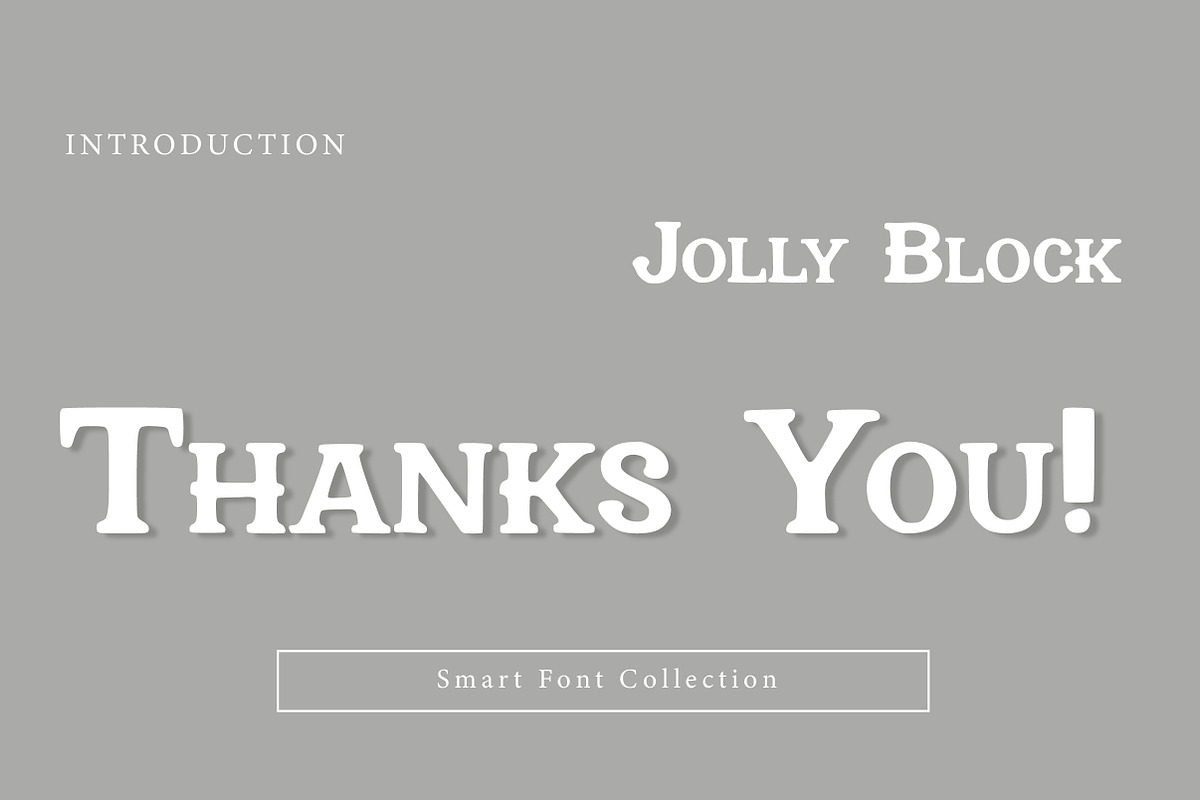 Jolly Block, a Slab Serif Font by Wow Magic (Photo 3 of 3)