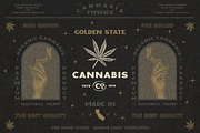CANNABIS vintage font, a Font by Fat Hamster (Thumbnail 5 of 10)