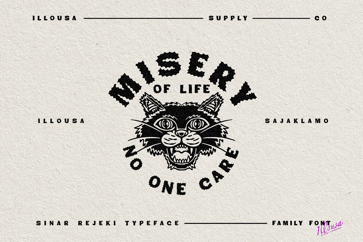 Sinar Rejeki Typeface, a Handwritten Font by Illousa (Photo 3 of 6)