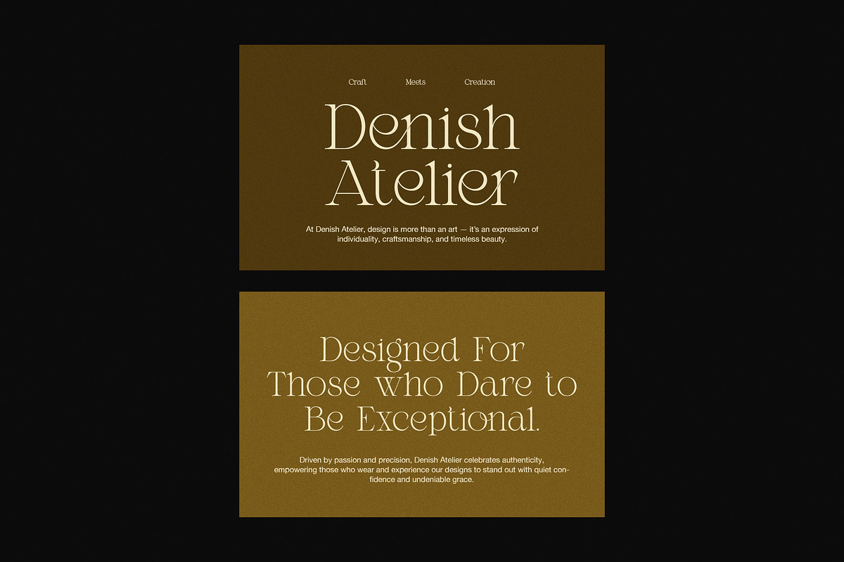 Riukan modern elegant serif font, a Serif Font by Perfectype (Photo 6 of 8)