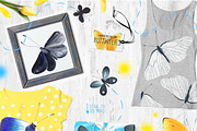 Butterflies Watercolor clipart, an Object Graphic by Olga Bonitas (Thumbnail 6 of 8)