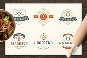 Restaurant Logos & Badges Bundle, a Branding & Logo Template by Vasya Kobelev (Thumbnail 46 of 54)