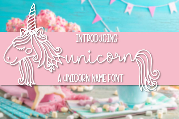 Unicorns - A Unicorn Name Maker Font preview 7