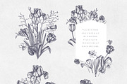 Hand Drawn Spring Flowers Set, a Seasonal Illustration by Yevheniia (Thumbnail 5 of 16)