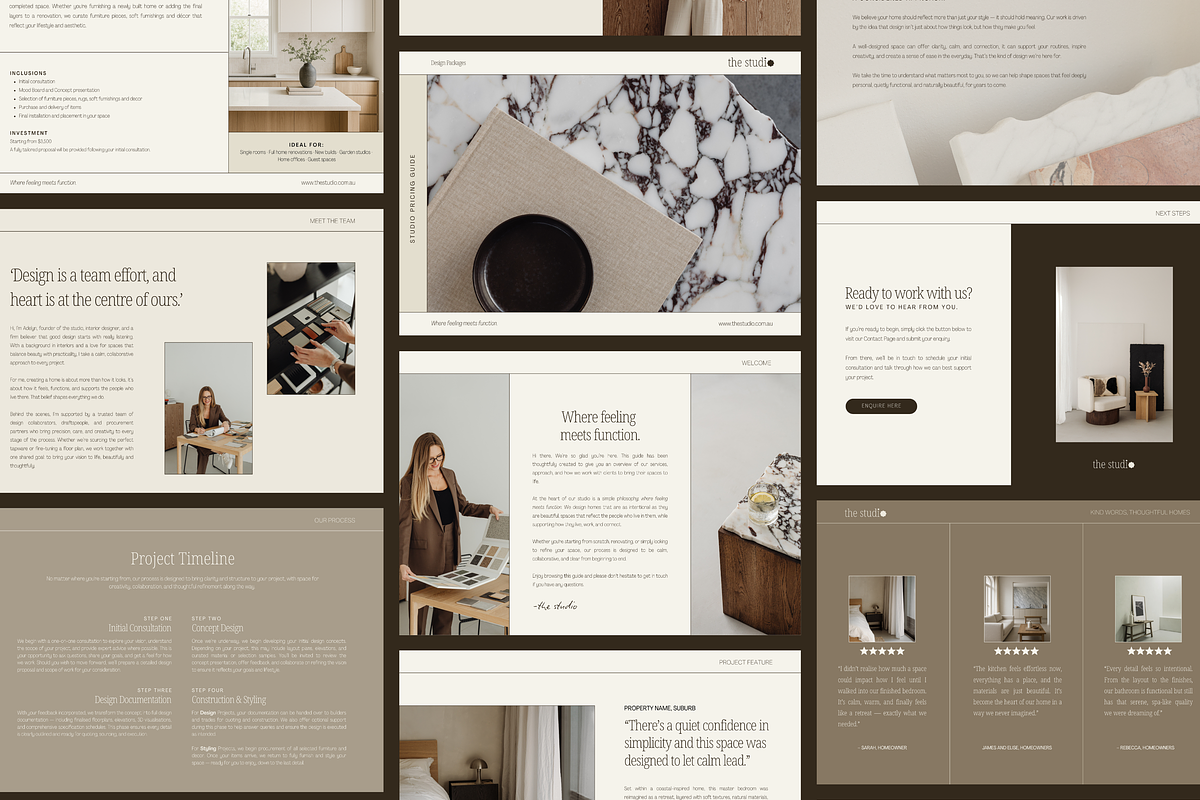 Service Guide Interior Designers, a Templates & Theme by Edits Collection (Photo 8 of 10)