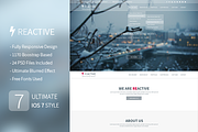Reactive Multipurpose PSD Template, a Websites & App Template by VigitalArt (Thumbnail 2 of 5)