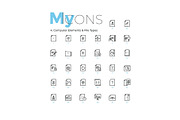 My Icons, an Outline Icon by Andrew Kras Design (Thumbnail 11 of 38)