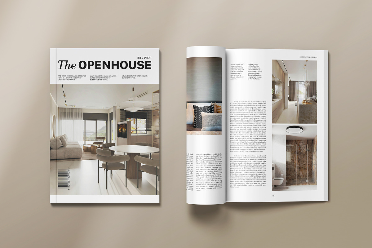 THE OPENHOUSE / Magazine Template, a Magazine Template by Studio Dara (Photo 22 of 24)