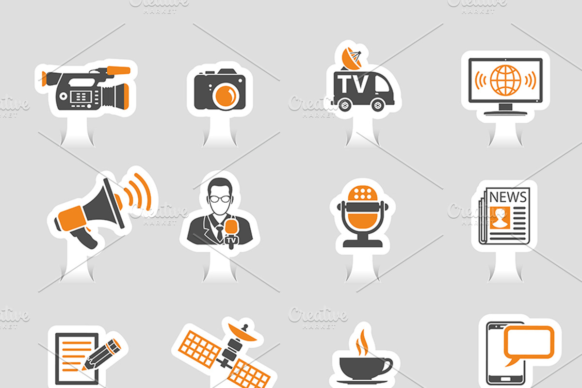 News and Media Concepts, a Person Illustration by TAlex (Photo 4 of 7)