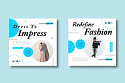 Modern Fashion Social Media Post, a Social Media Template by MightyDesign (Thumbnail 5 of 8)