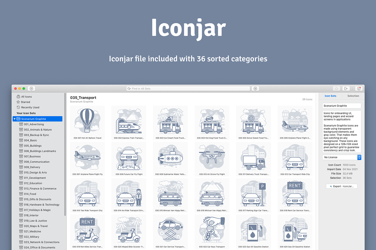 1000 Scenarium Graphite icons, a Duotone Icon by Icojam store (Photo 6 of 13)