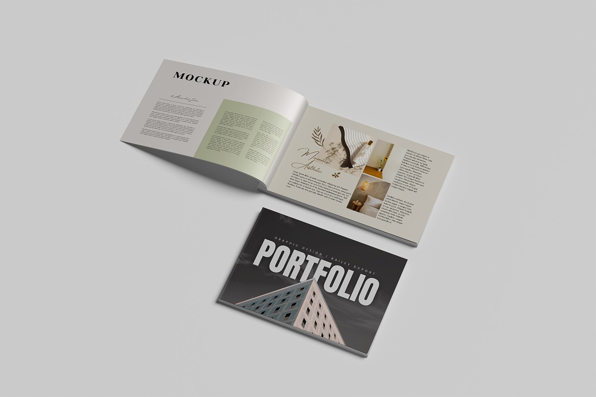 Landscape DL mockup, a Brochure Template by kebunmockup (Photo 3 of 5)