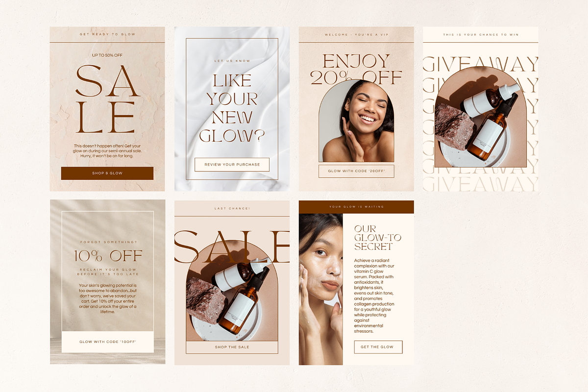 Premium Skincare Email Templates, a Templates & Theme by The Syllabus (Photo 4 of 4)