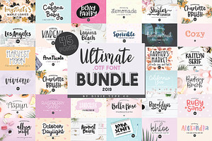 ULTIMATE .OTF FONT BUNDLE - 45 FONTS