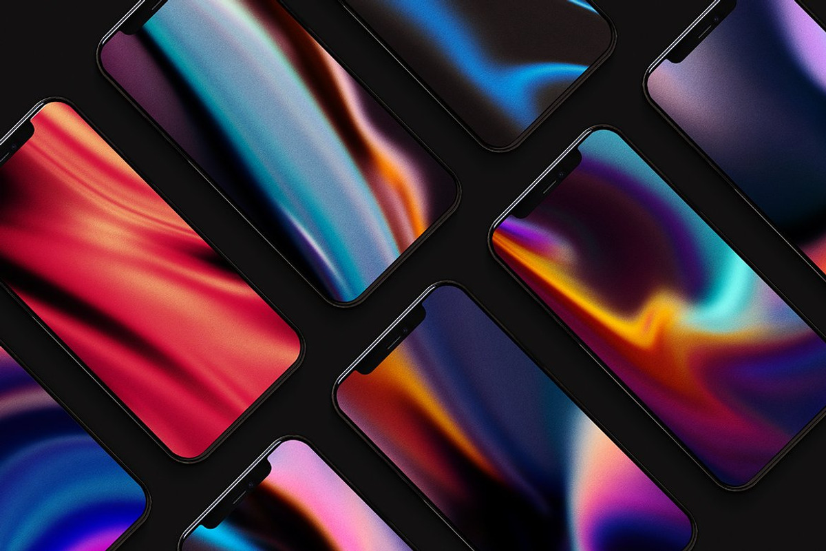 Durga — Abstract Gradient Textures, a Texture Graphic by Milka (Photo 4 of 9)