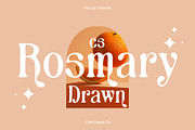 CS Rosmary Drawn, a Serif Font by Craft Supply Co. (Thumbnail 1 of 8)