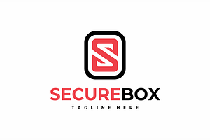 Letter S Geometric Tech Logo Design