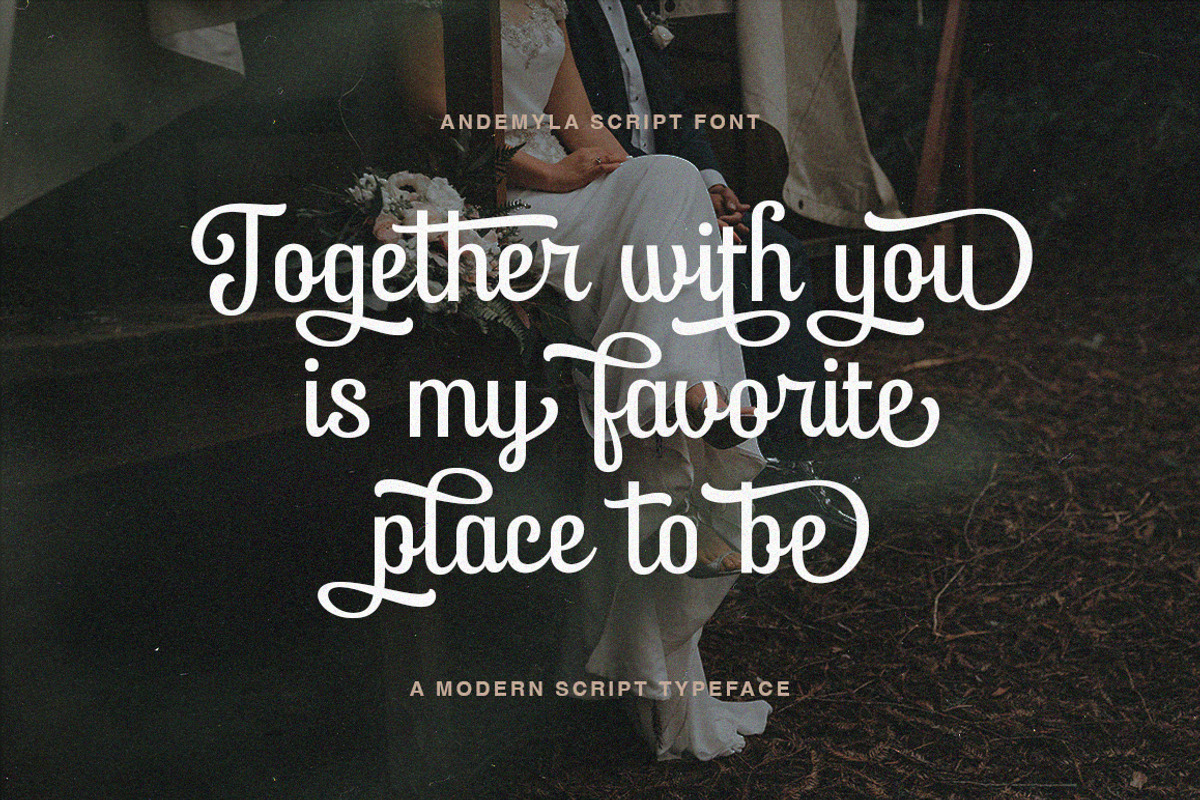 Andemyla Script, a Script Font by Fargun Studio (Photo 17 of 20)