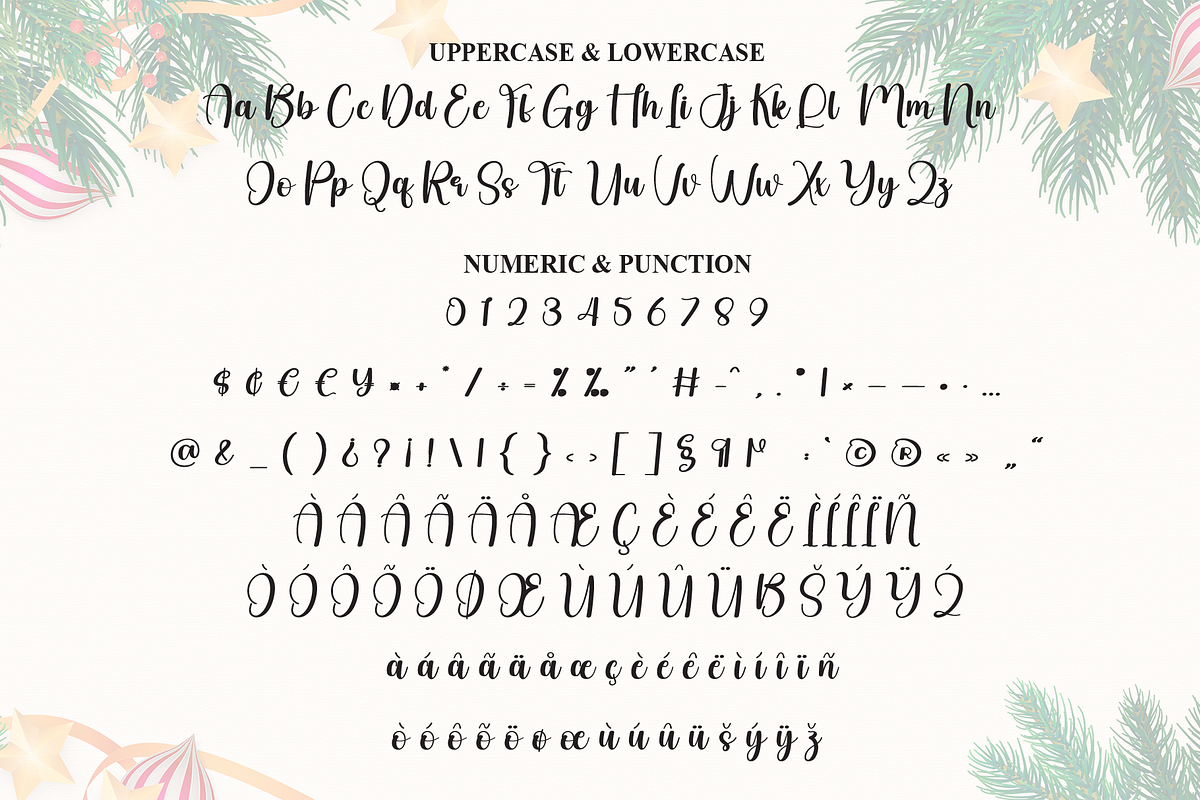 Christmas | Script Font, a Handwritten Font by Scratchones (Photo 7 of 8)