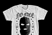 No Face No Case T-Shirt Design, an Illustration by CJR Designs (Thumbnail 4 of 5)