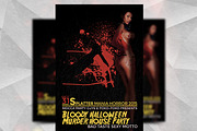 Splatter Horror - Flyer Template, a Flyer Template by Flyermarket (Thumbnail 2 of 4)