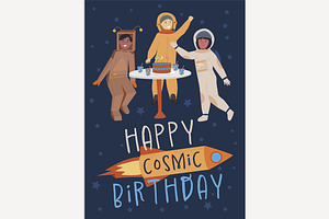 Have a cosmic birthday. Children