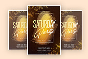 Saturday Party, a Flyer Template by What a Story (Thumbnail 2 of 2)
