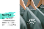 Newaves (Signature) - Font Duo, a Sans Serif Font by ikiiko (Thumbnail 7 of 7)