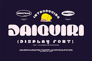 DAIQUIRI, a Font by letrasdegs (Thumbnail 1 of 5)