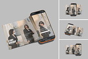 Instagram Story Mockup, an iPhone Mockup by graphicsecond (Thumbnail 1 of 5)