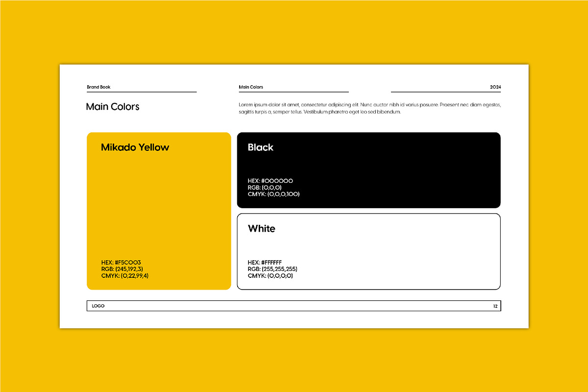 Modern Brand Guide Template, a Branding & Logo Template by Moody Designs (Photo 6 of 8)