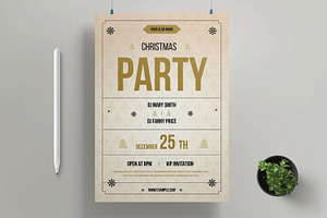 Christmas Party Invitation Templates, a Flyer Template by MightyDesign