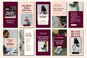 Black Friday IG Promo Story Template, a Social Media Template by Solana Creative Co. (Thumbnail 1 of 7)