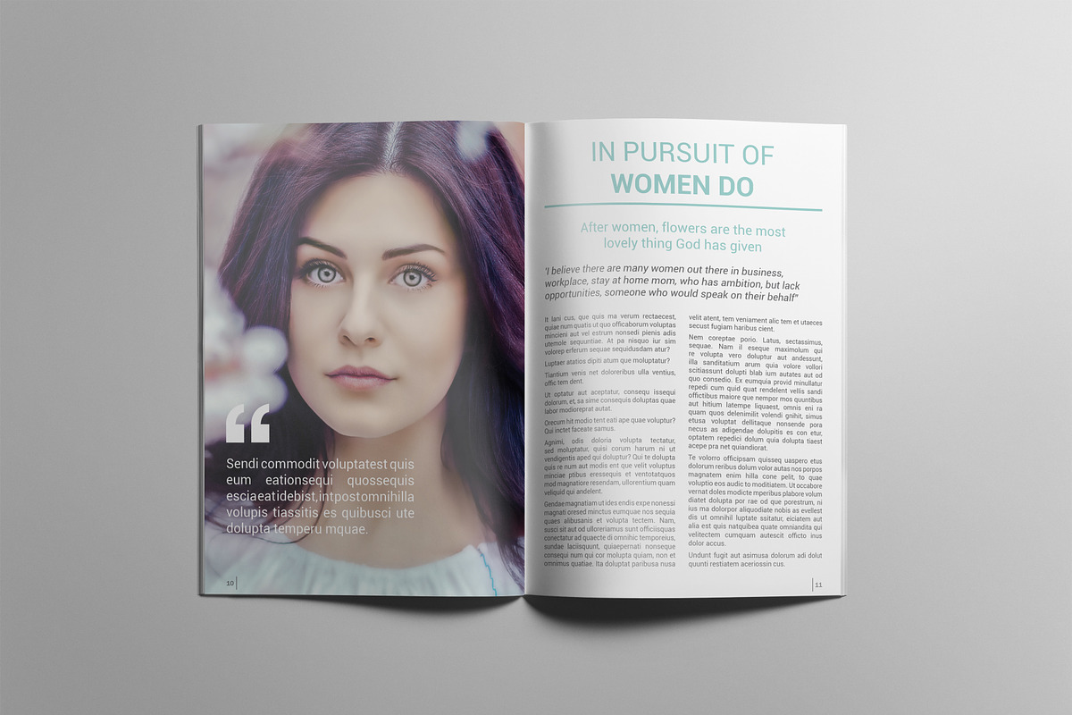 Indesign Magazine Template, a Magazine Template by BoriesBechker (Photo 7 of 19)