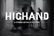 Highand – Gothic Font, a Serif Font by Craft Supply Co. (Thumbnail 1 of 8)