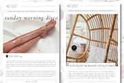 Modern Newsletter | Email Newsletter, a Templates & Theme by The Edits Shop (Thumbnail 6 of 9)