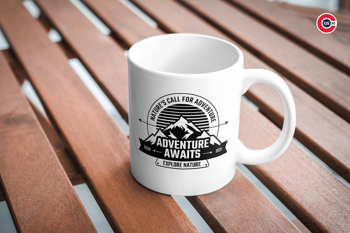 Badges or Emblem Logos for Camping, a Branding & Logo Template by C-Kav (Photo 8 of 8)