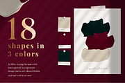 Christmas abstract shapes, a Texture Graphic by Helen Halik art (Thumbnail 3 of 7)