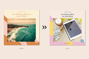 60 Retro Instagram Post Templates