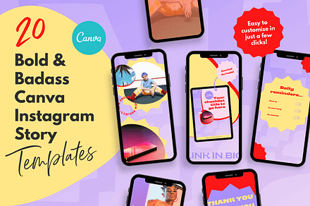 Bright Instagram Story Templates