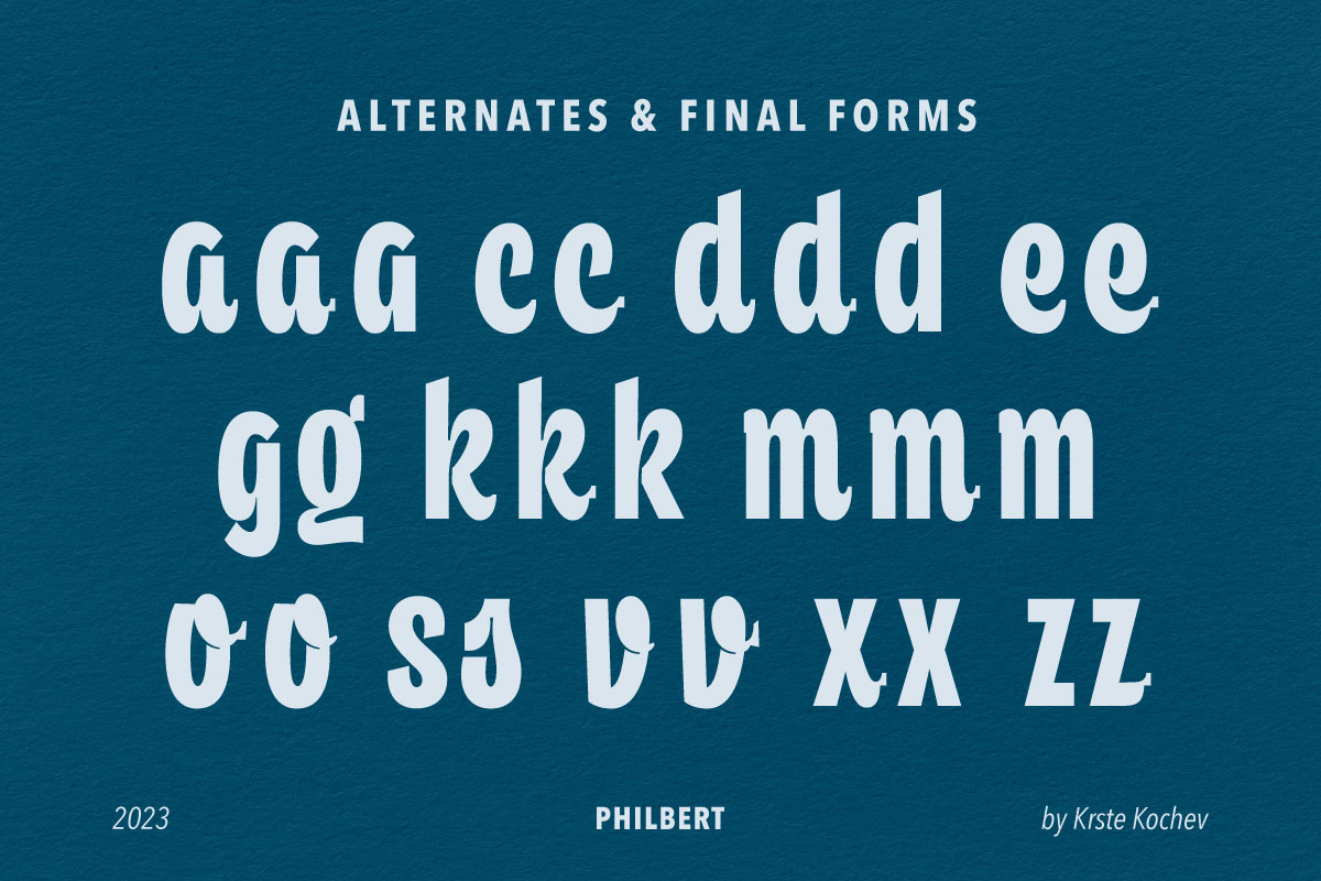 Philbert - Modern Script Font, a Script Font by Kochev Type (Photo 3 of 12)