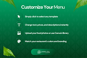Pizza Restaurant Menu Canva Template, a Landing Page Template by PeetalyStudioDesigns (Thumbnail 4 of 7)