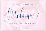 Melamar Calligraphy, a Script Font by Aldedesign (Thumbnail 1 of 11)