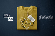 Grunge Love. Valentine's Set, a Texture Illustration by Trapezoid (Thumbnail 3 of 8)