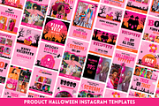 Halloween Instagram Templates, a Social Media Template by SunshineStudioBoutique (Thumbnail 5 of 8)