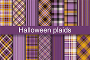 #17 Halloween Pattern Set of Plaids, a Pattern Graphic by Plaid4You (Thumbnail 1 of 8)