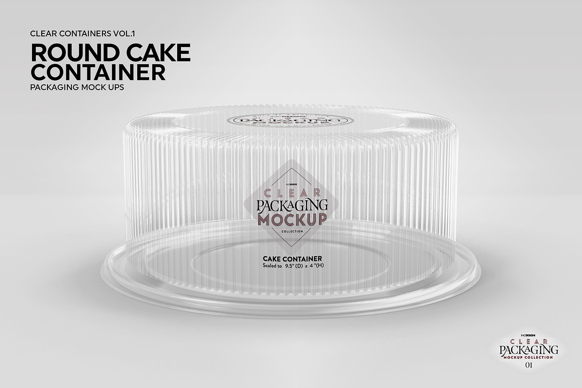 01 Clear Container Packaging Mockups, a Cups & Container Mockup by INCDesign (Photo 13 of 24)